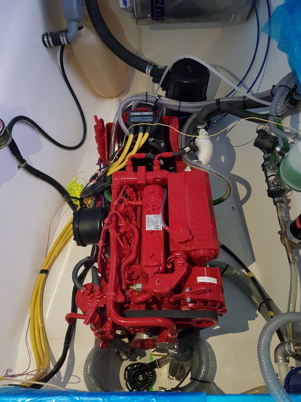 B35 engine install 1